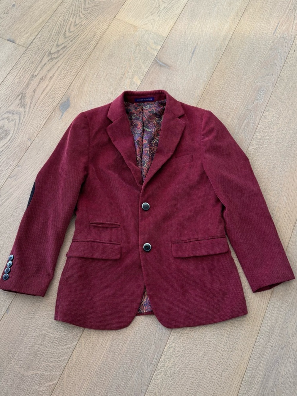 Burgundy Kids' Blazer - Classic Tailored Jacket